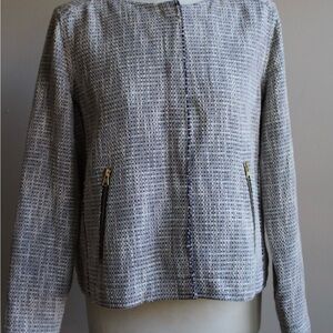 Women's Gray Tweed Jacket